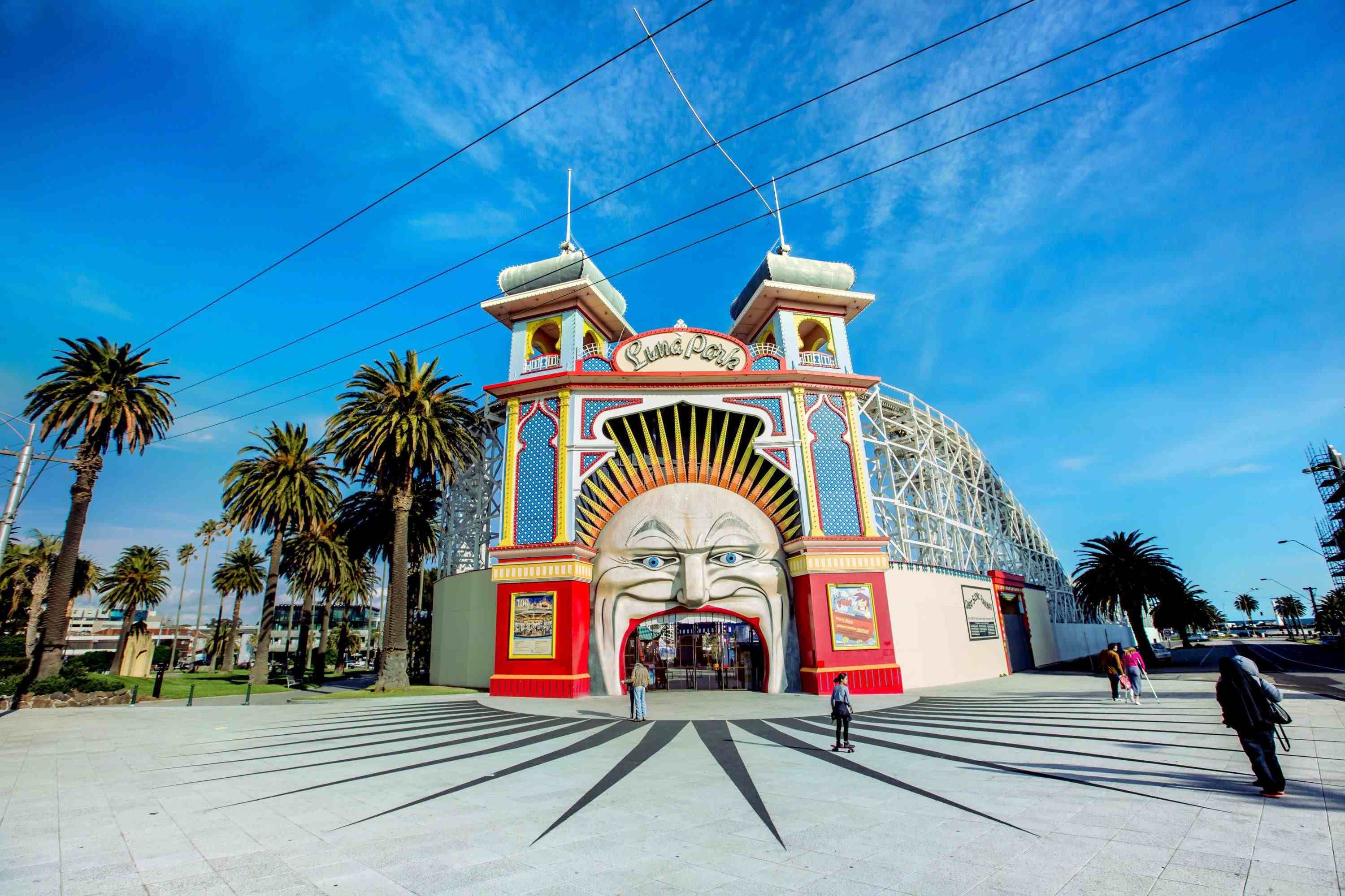 Luna park amusement park