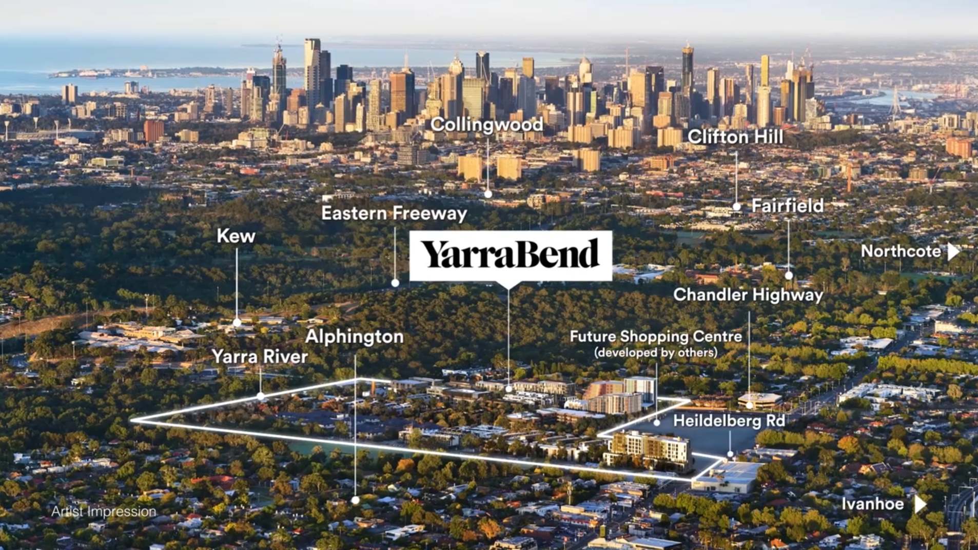 YarraBend location