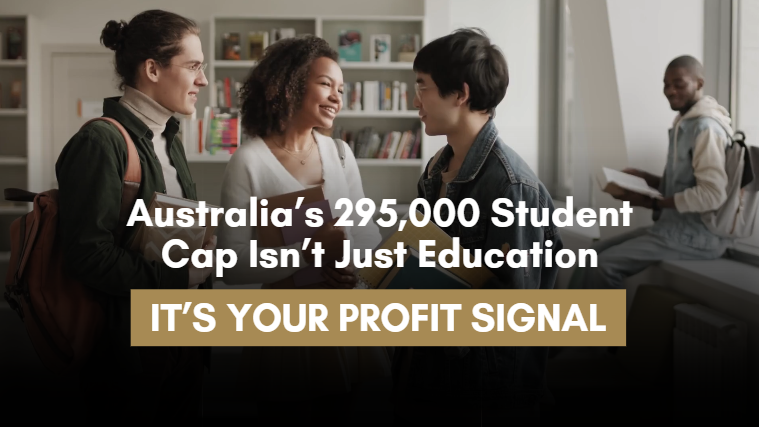 Australia’s 295,000 Student Cap Isn’t Just Education – It’s Your Profit Signal